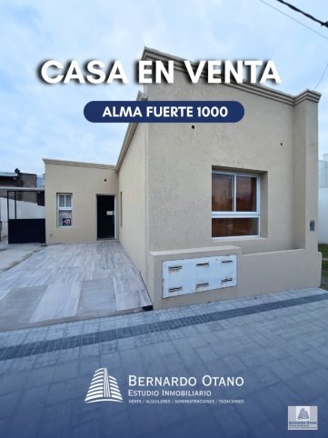 Casa 2 dorm, 63m² a estrenar — Almafuerte