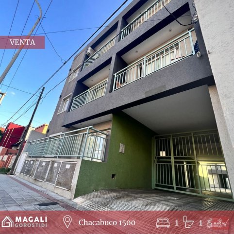Depto 1 dorm en Chacabuco 1500 — Planta Baja