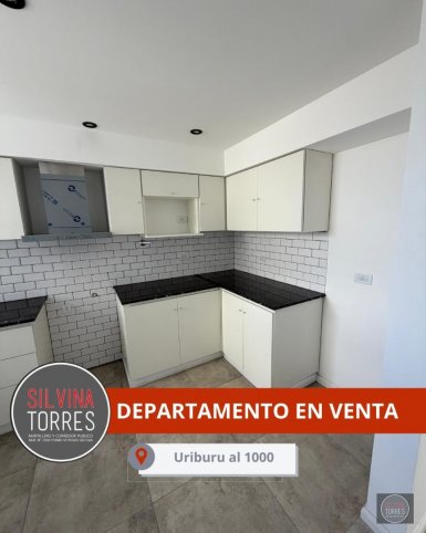 Depto 2 dorm, 82m² a estrenar con cochera — Uriburu 1032