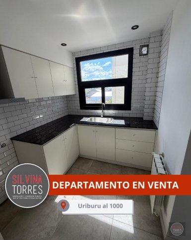 Depto 2 dorm, 82m² a estrenar con cochera — Uriburu 1032