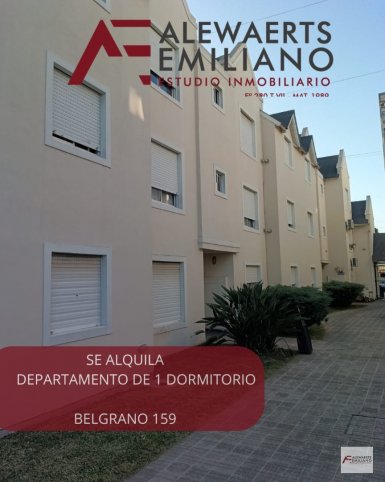 Depto en Alquiler 1 dorm, 50m² — Belgrano 159