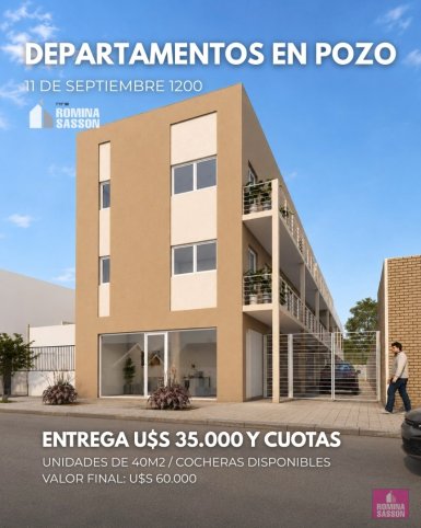 Depto 1 dorm, 40m² en 11 de Septiembre 1200