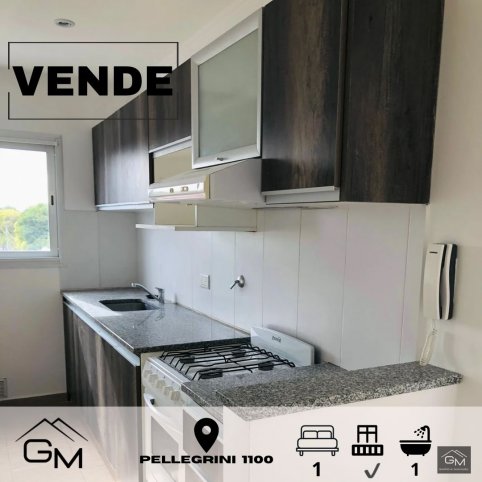 Depto en Venta 1 habitación 49m² muy luminoso — Pellegrini y Alsina