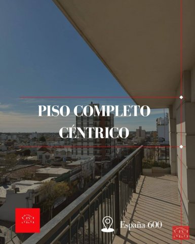 Depto 5 dorm, 300m² con 2 cocheras — España 600