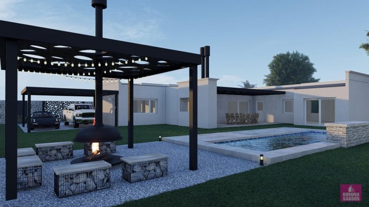 Casa 4 dorm, 200m² en Los Aromos — Excelente calidad constructiva