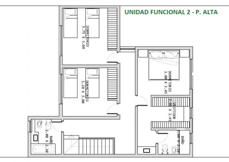 Casa 3 dorm, 139m² con garage — Martin Fierro