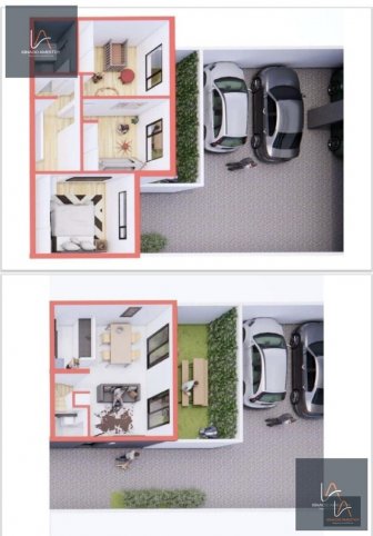 Depto. dúplex a estrenar, 77m², 3 dorm, 2 baños, con cochera