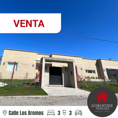 Casa 3 dorm, 200m² a estrenar con pileta — Los Aromos