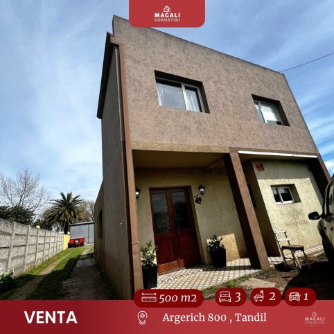 Casa en VENTA Argerich, Tandil - 3 dormitorios, 500 m²