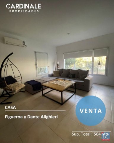Casa 3 dorm, 148m² con pileta — Figueroa y Dante Alighieri