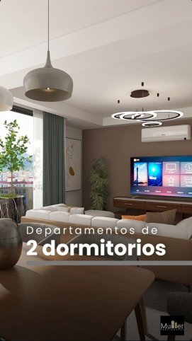 Depto 2 dorm, 2 baños, cochera — Avenida Brasil