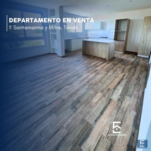 Depto 2 dorm, 115m² con cochera y ascensor — Av. Santamarina y Mitre