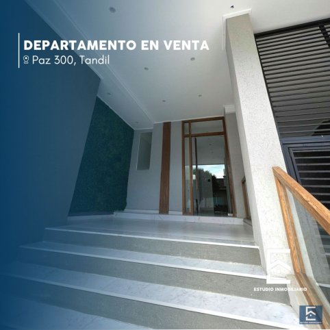 Depto 2 dorm, 90m² con cochera — Paz 300
