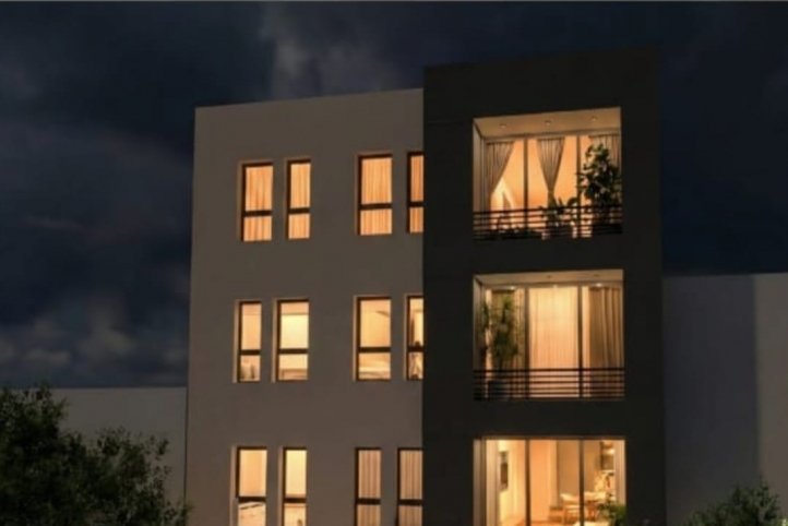Depto 2 dorm, 93m² con cochera — Edificio Prisma