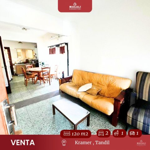 Casa en VENTA Kramer, 130m², 2 dorm, 1 baño, cochera