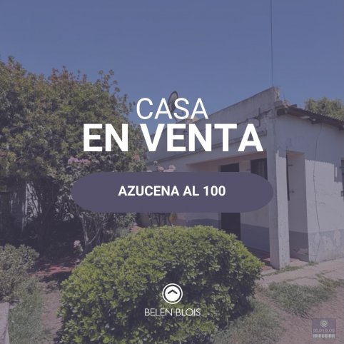 Casa en Venta en Azucena 135, 90m², 2 dorm, 1 baño, garage