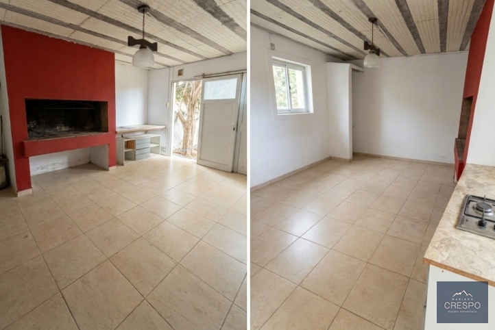 Casa en alquiler de 2 dorm, jardin y cochera/quinc