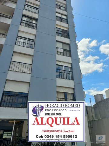 Depto 3 dorm, 100m² con cochera — Belgrano y San Lorenzo