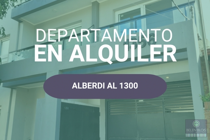 Depto 1 dorm, 45m² en alquiler — Alberdi
