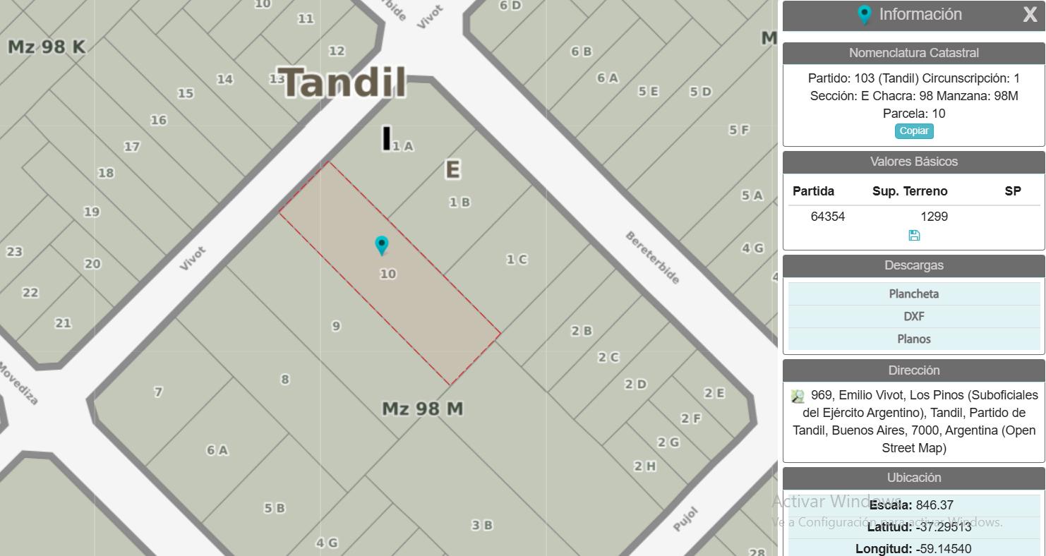 Terreno en Venta en Tandil