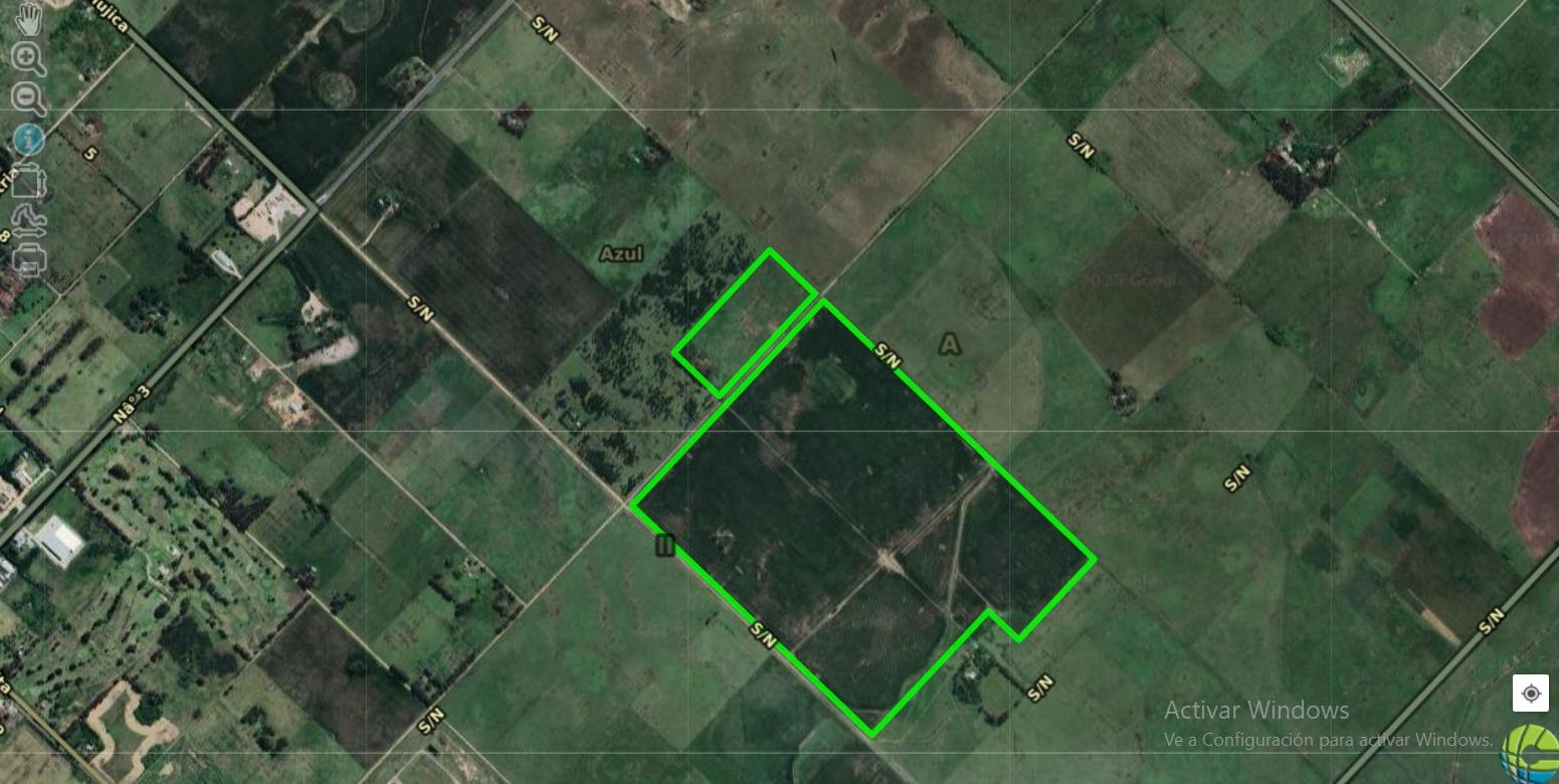 Campo agricola/ganadero de 99 hectáreas — Azul, ruta 3