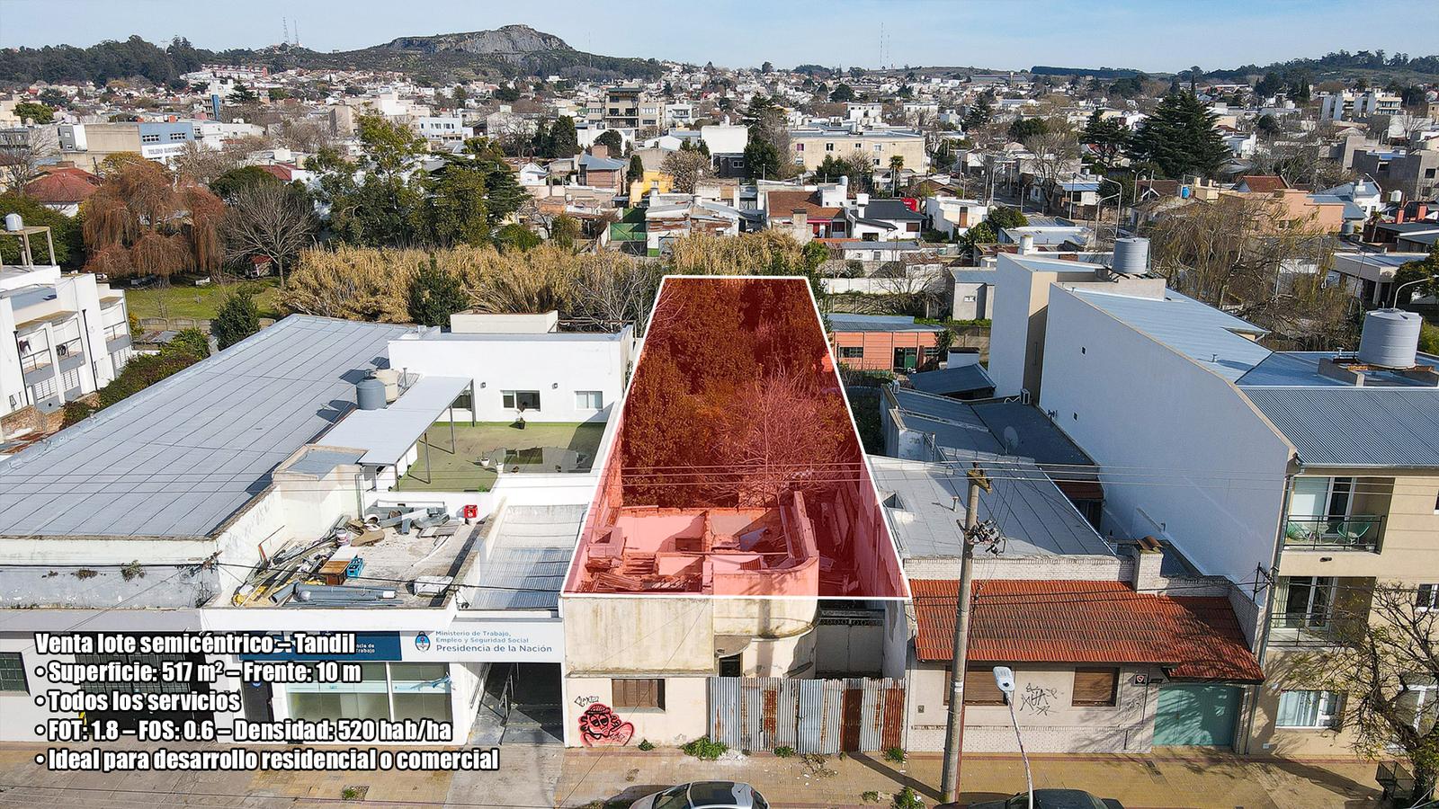 Terreno en Venta — Chacabuco al 1300
